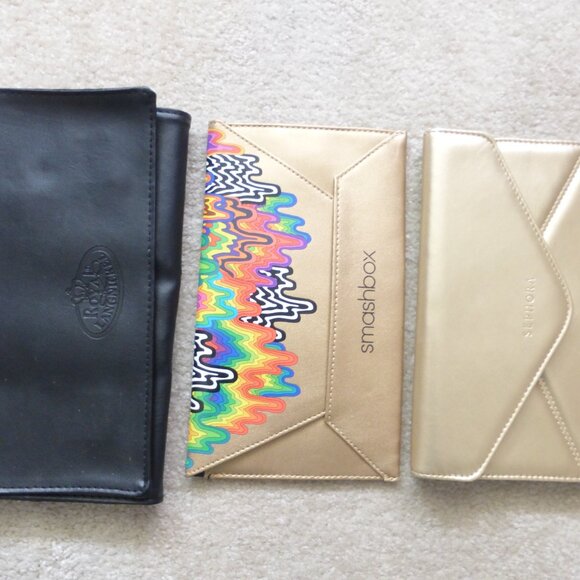 LOT of 3 makeup brush roll wraps - Royal & Langnickel, Sephora, Smashbox - Picture 1 of 10